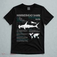 Hammerhead Shark Facts Shark Funny Lover Gift T-Shirt thumb 5