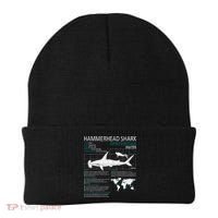 Hammerhead Shark Facts Shark Funny Lover Gift Beanie thumb 0