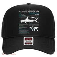 Hammerhead Shark Facts Shark Funny Lover Gift Hat thumb 0