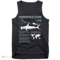 Hammerhead Shark Facts Shark Funny Lover Gift Tank Top thumb 0