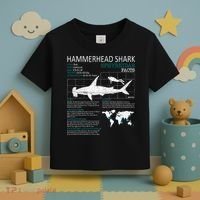 Hammerhead Shark Facts Shark Funny Lover Gift Toddler T-Shirt thumb 3