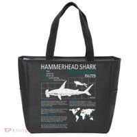 Hammerhead Shark Facts Shark Funny Lover Gift Tote Bag thumb 0