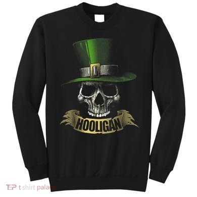 HOOLIGAN Skull Funny Irish Sweatshirt