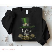 HOOLIGAN Skull Funny Irish Sweatshirt thumb 2