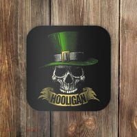 HOOLIGAN Skull Funny Irish Coaster thumb 0