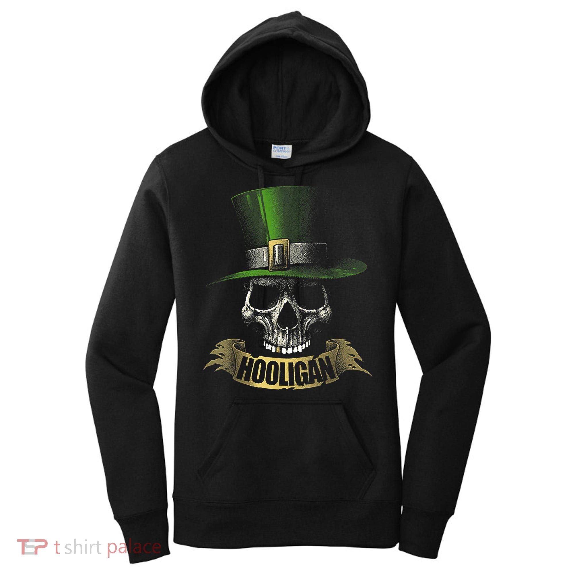 HOOLIGAN Skull Funny Irish Women's Hoodie