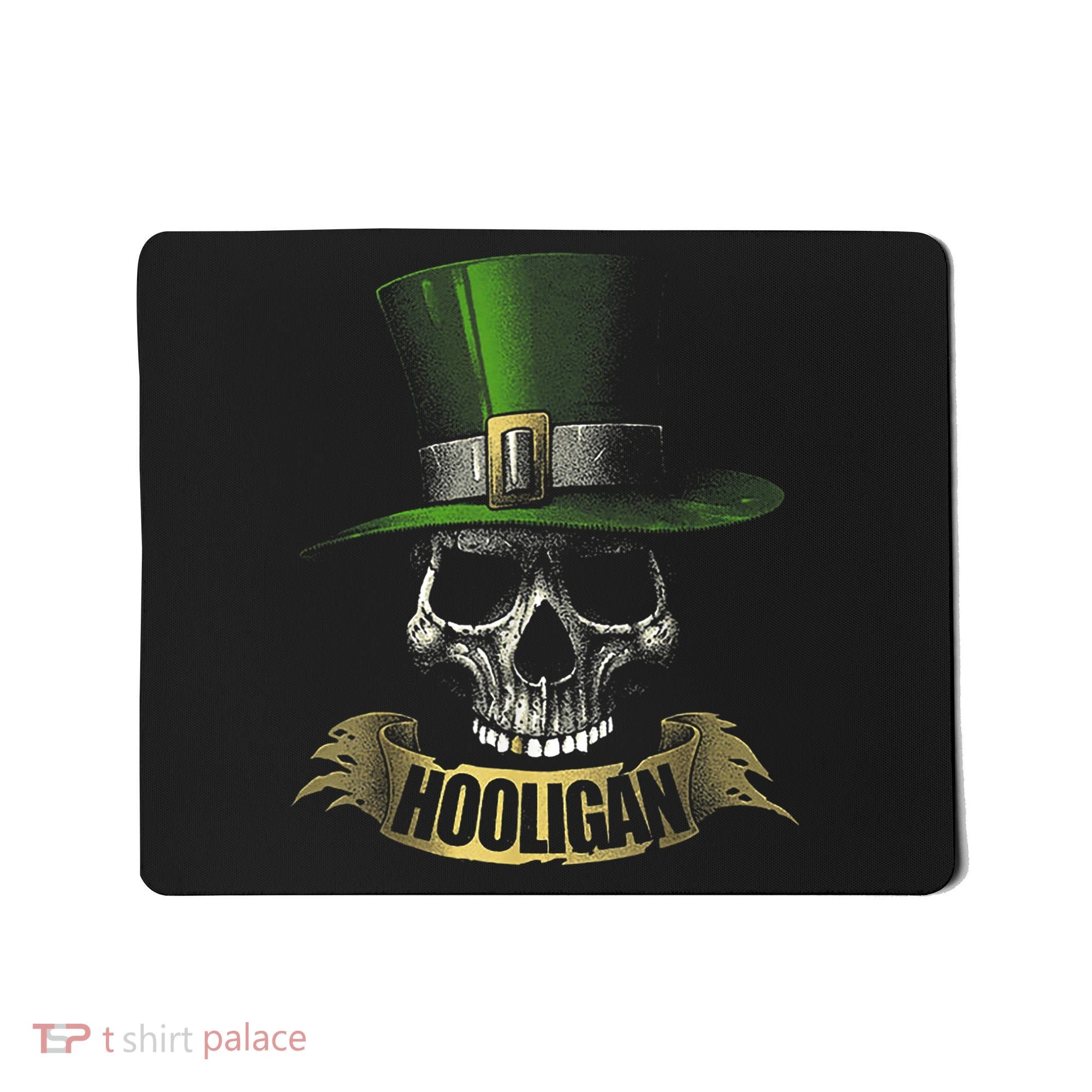 HOOLIGAN Skull Funny Irish Mousepad