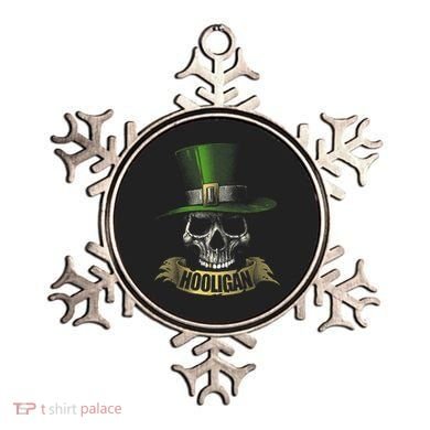 HOOLIGAN Skull Funny Irish Ornament
