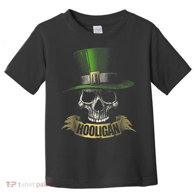 HOOLIGAN Skull Funny Irish Toddler T-Shirt