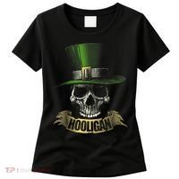 HOOLIGAN Skull Funny Irish Women's T-Shirt thumb 0