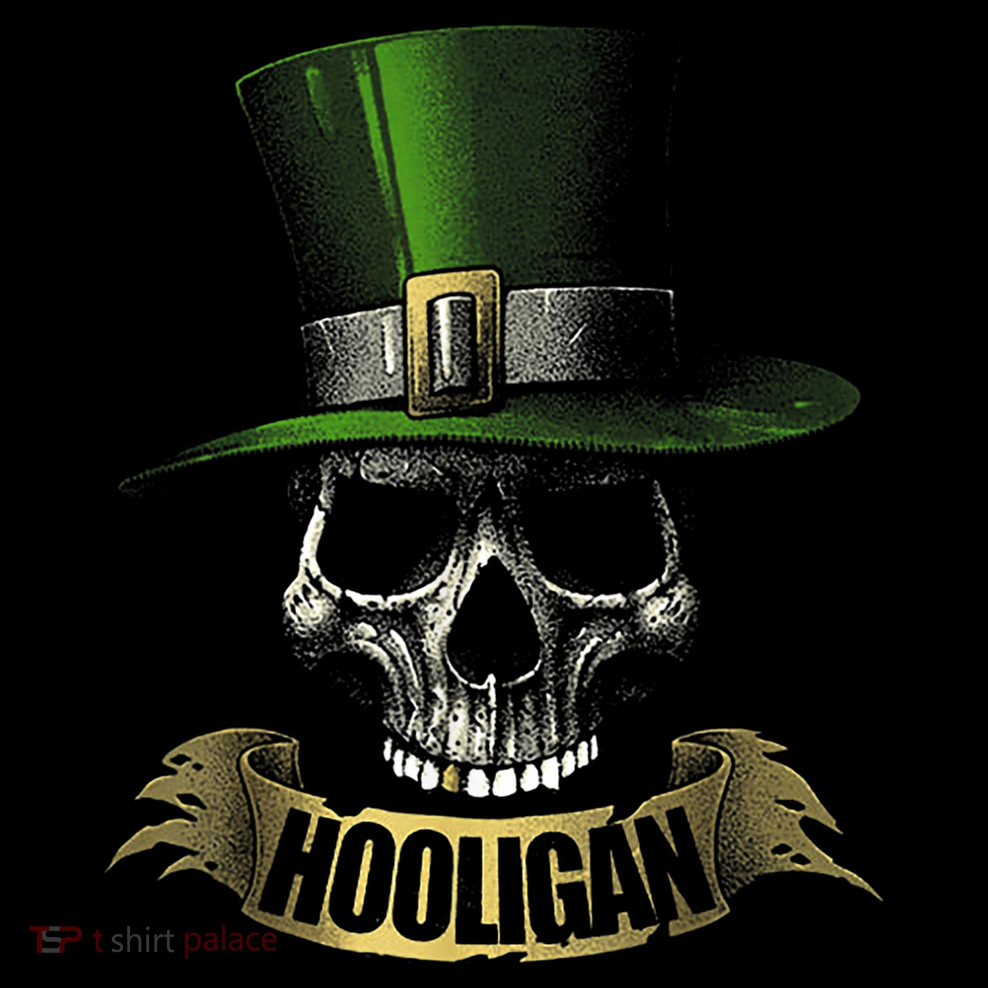 HOOLIGAN Skull Funny Irish Kids Sweatshirt