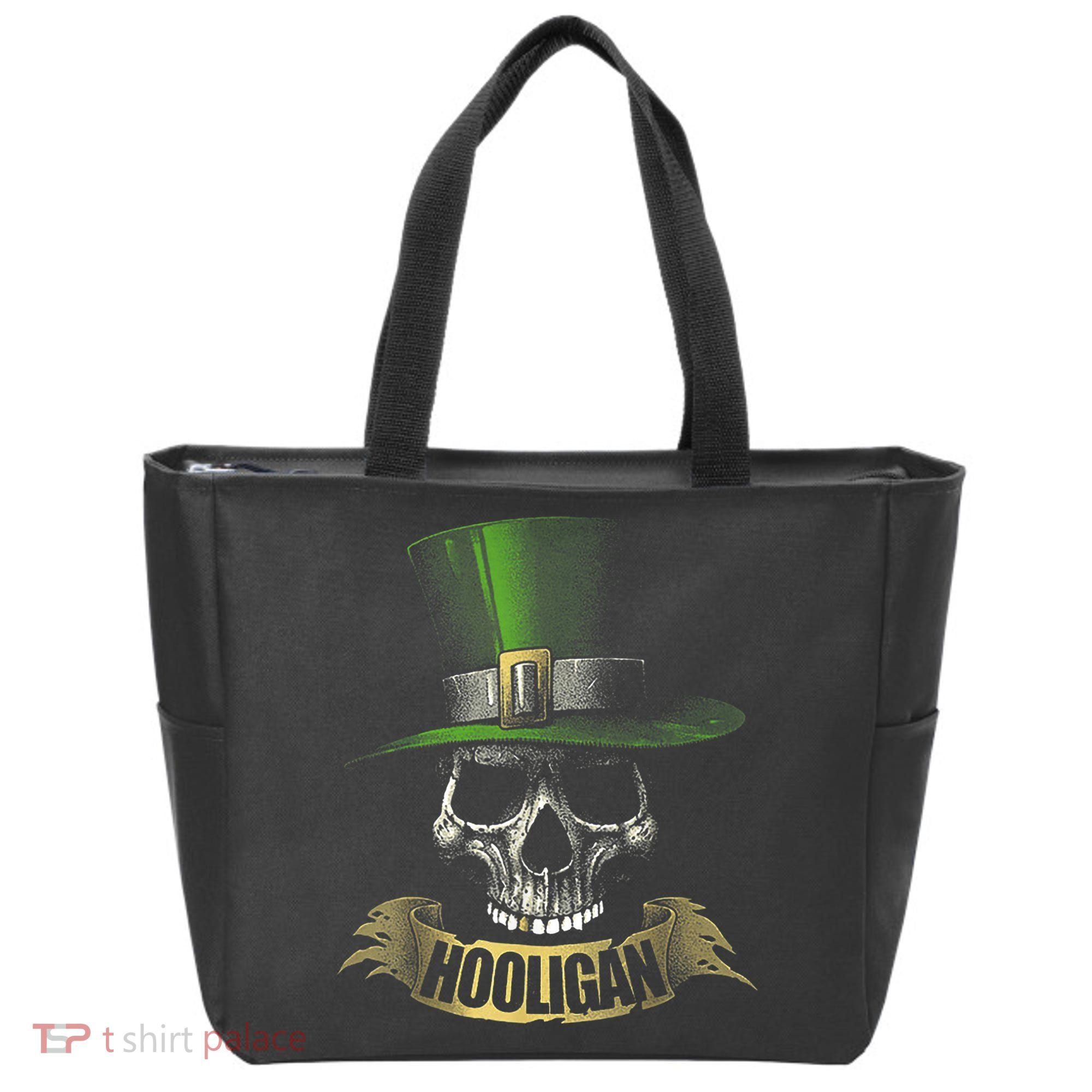 HOOLIGAN Skull Funny Irish Tote Bag