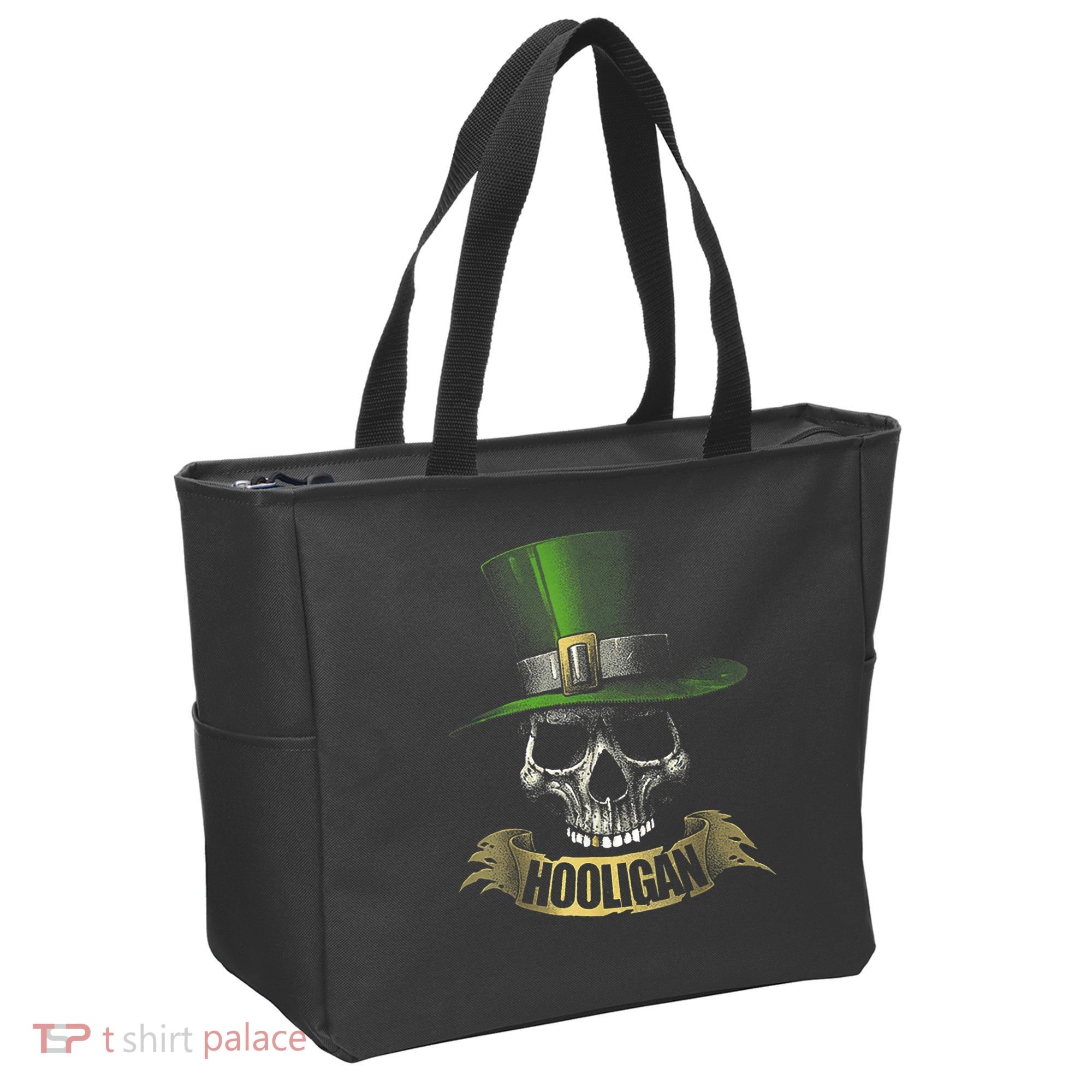 HOOLIGAN Skull Funny Irish Tote Bag