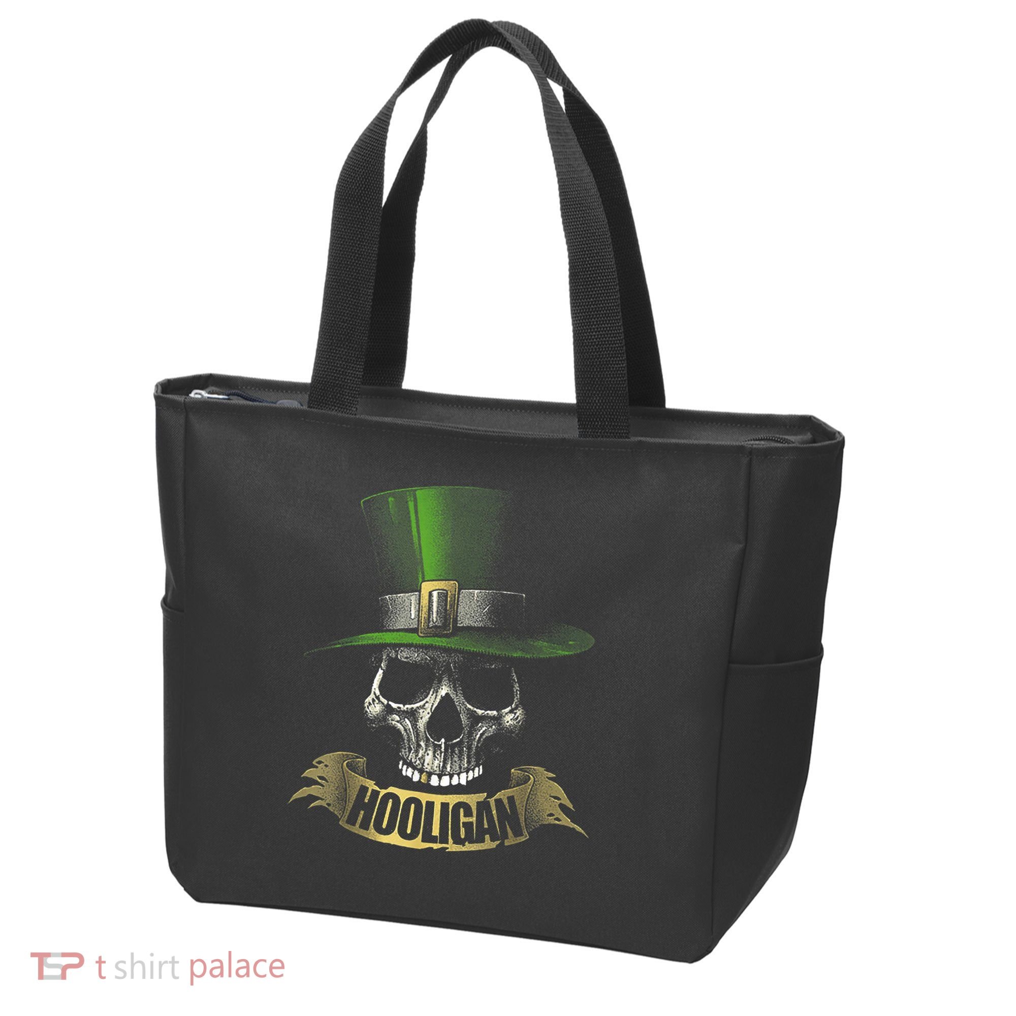 HOOLIGAN Skull Funny Irish Tote Bag
