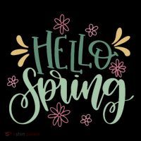 Hello Spring Flowers Tote Bag thumb 4