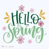 Hello Spring Flowers Doggie Tank thumb 4