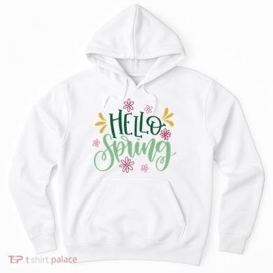 Hello Spring Flowers Hoodie