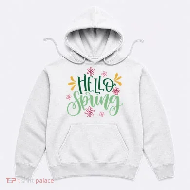 Hello Spring Flowers Hoodie