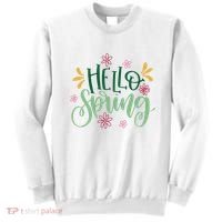 Hello Spring Flowers Sweatshirt thumb 0