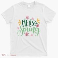 Hello Spring Flowers T-Shirt thumb 0