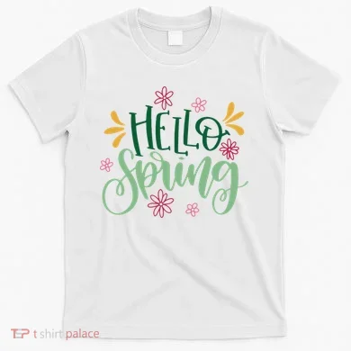 Hello Spring Flowers T-Shirt