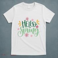 Hello Spring Flowers T-Shirt thumb 5