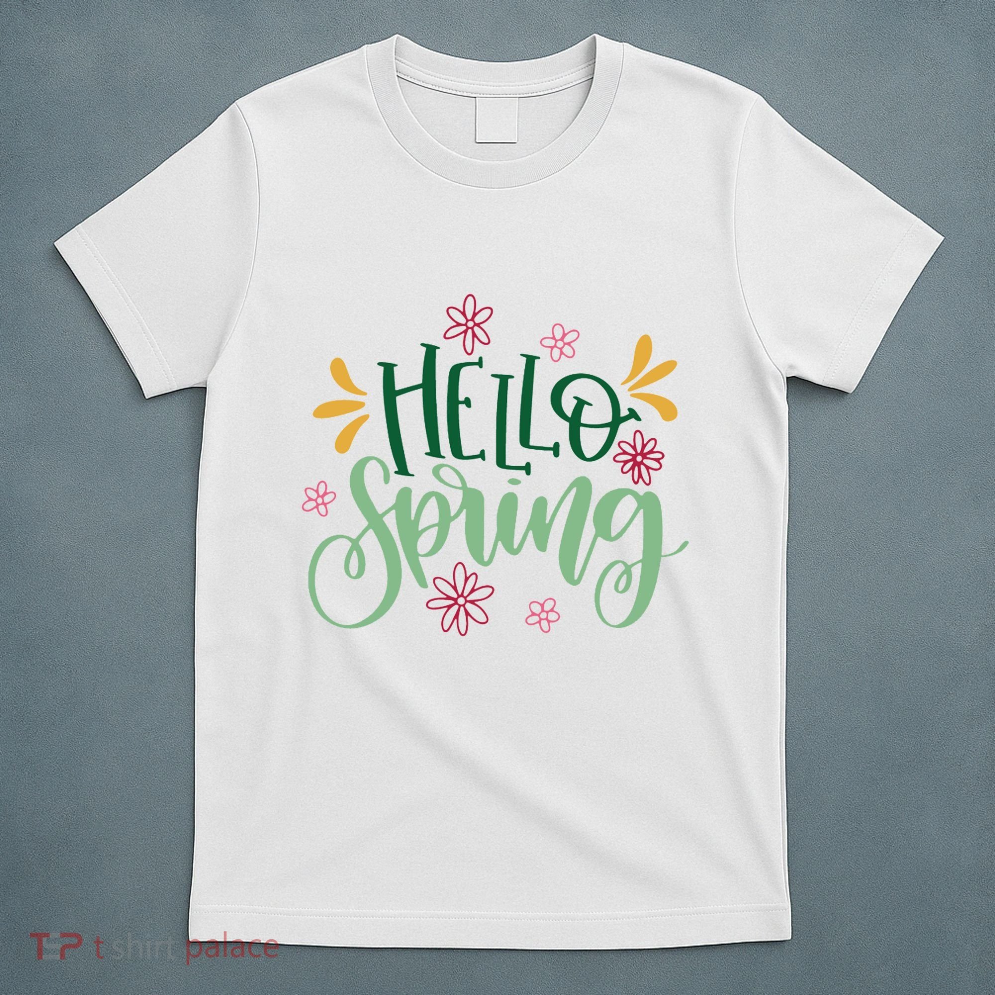 Hello Spring Flowers T-Shirt