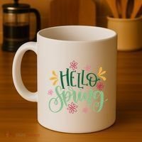 Hello Spring Flowers Coffee Mug thumb 4