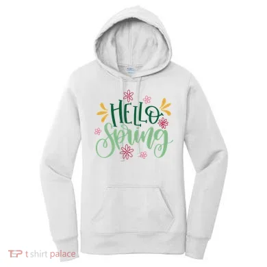 Hello Spring Flowers Women's Hoodie