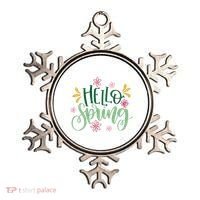 Hello Spring Flowers Ornament thumb 0