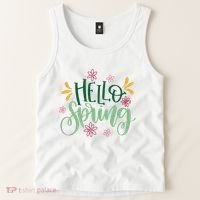 Hello Spring Flowers Tank Top thumb 2