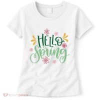 Hello Spring Flowers Women's T-Shirt thumb 0