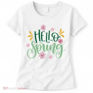 Hello Spring Flowers Women's T-Shirt