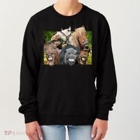 Horses Selfie Funny Women's Sweatshirt thumb 0