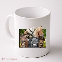 Horses Selfie Funny Coffee Mug thumb 0