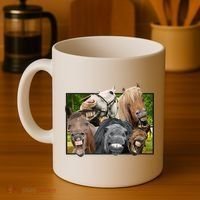 Horses Selfie Funny Coffee Mug thumb 4