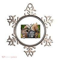 Horses Selfie Funny Ornament thumb 0