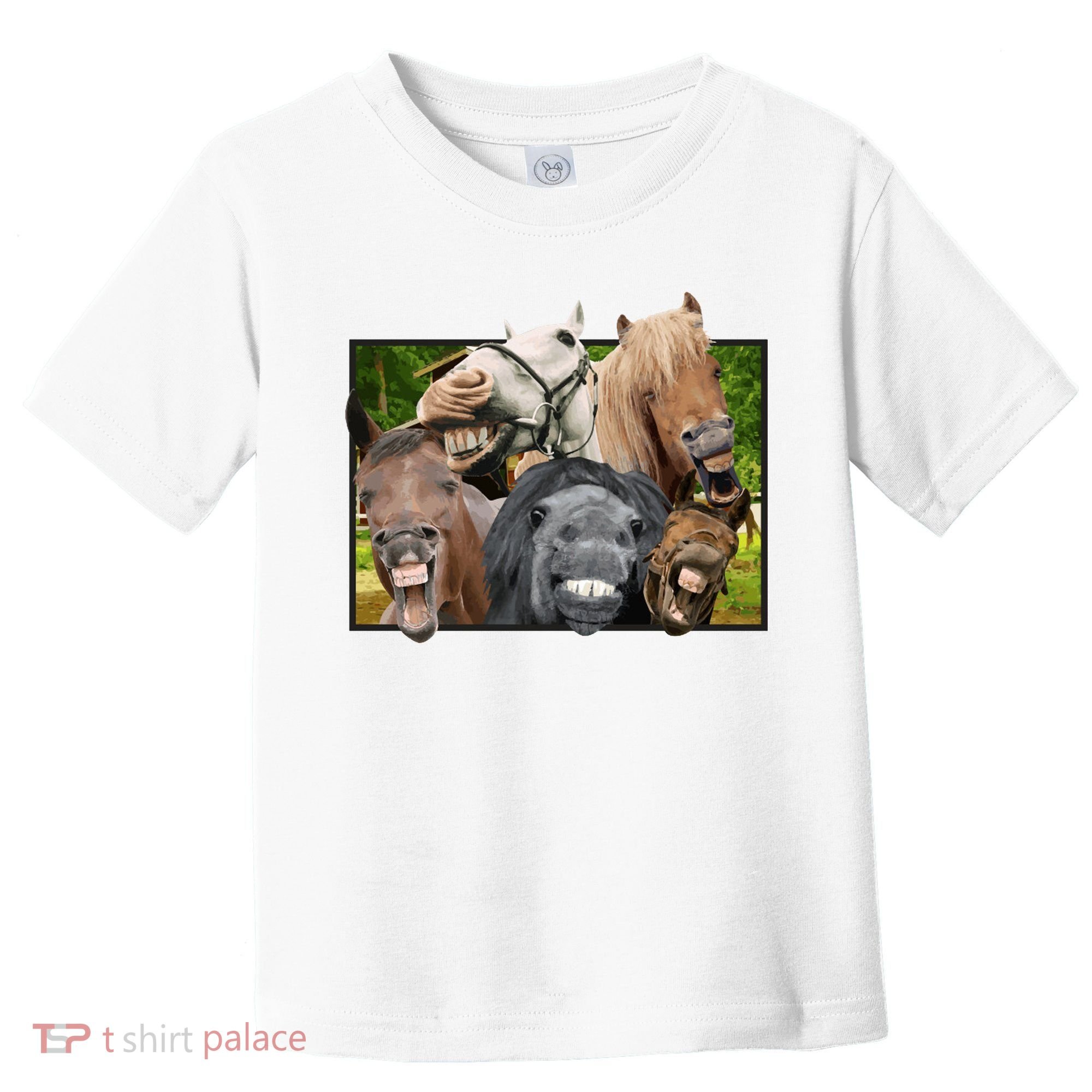 Horses Selfie Funny Toddler T-Shirt