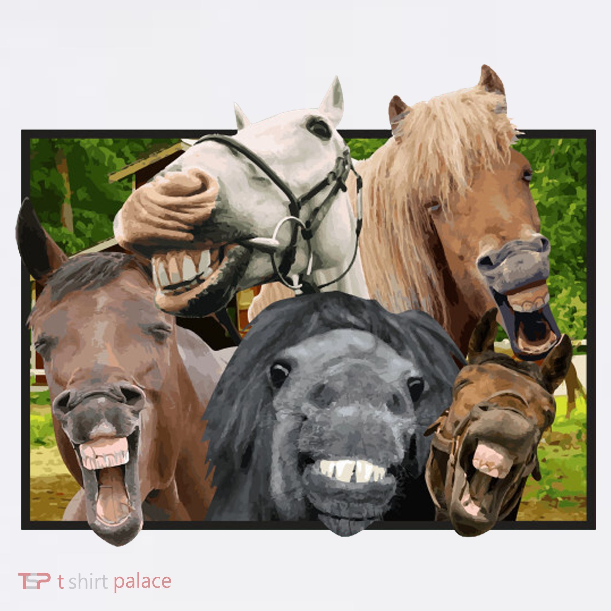 Horses Selfie Funny Visor