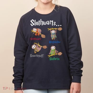 Harry Slothwarts Funny Birthday Gift Sloth Women's Sweatshirt