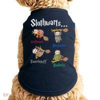 Harry Slothwarts Funny Birthday Gift Sloth Doggie Tank thumb 0