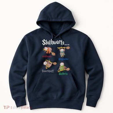 Harry Slothwarts Funny Birthday Gift Sloth Hoodie