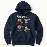 Harry Slothwarts Funny Birthday Gift Sloth Hoodie thumb 0
