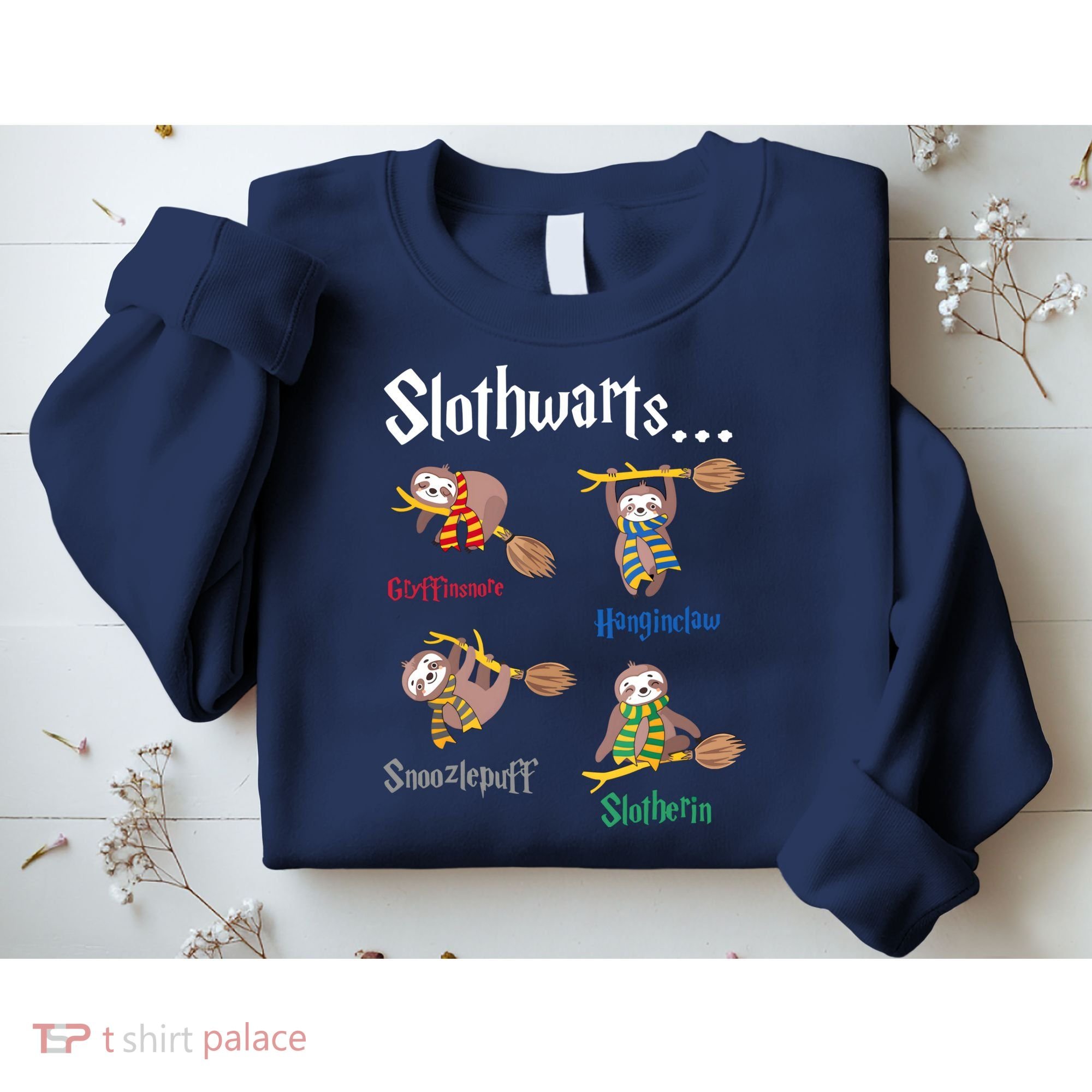 Harry Slothwarts Funny Birthday Gift Sloth Sweatshirt
