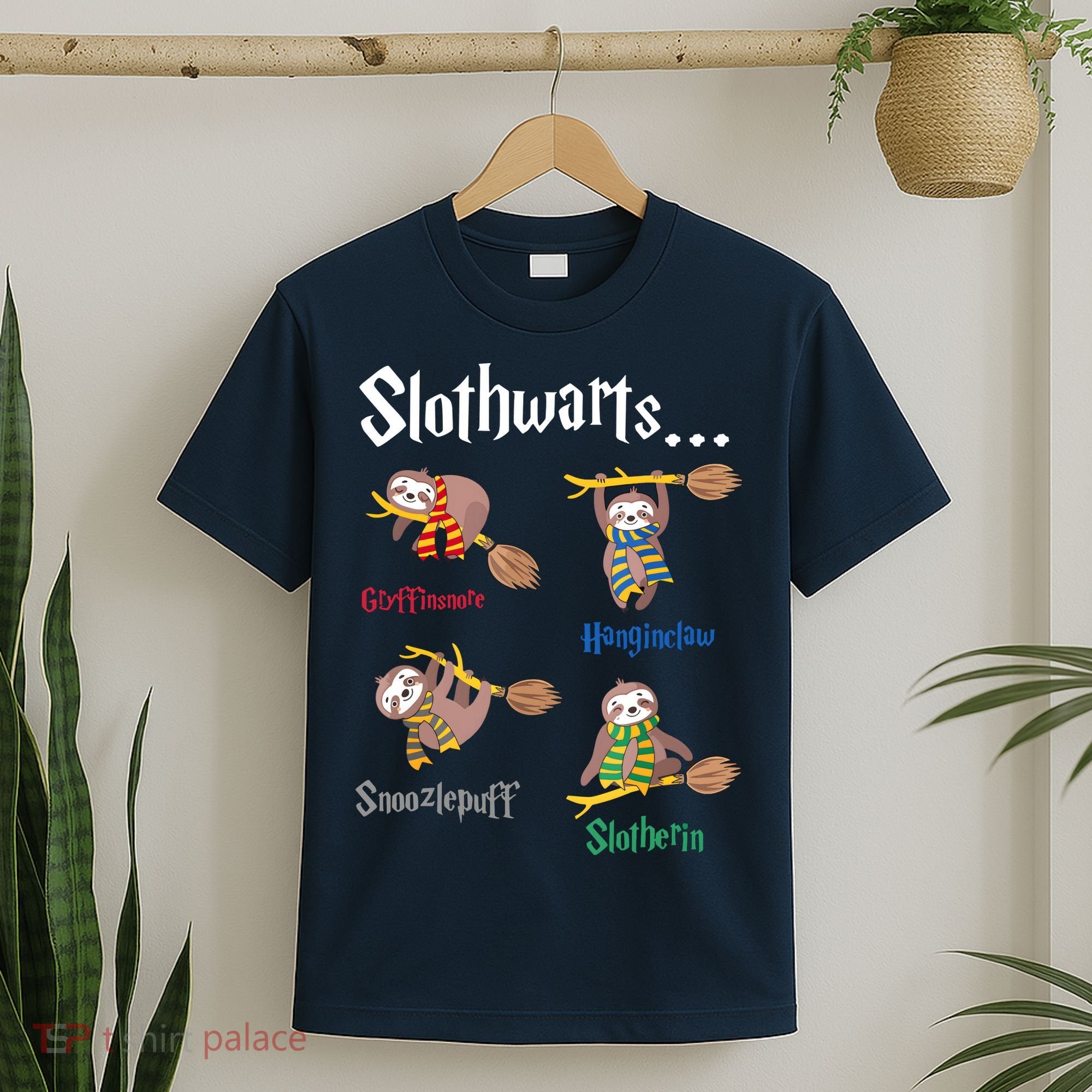 Harry Slothwarts Funny Birthday Gift Sloth T-Shirt