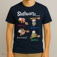 Harry Slothwarts Funny Birthday Gift Sloth T-Shirt thumb 3