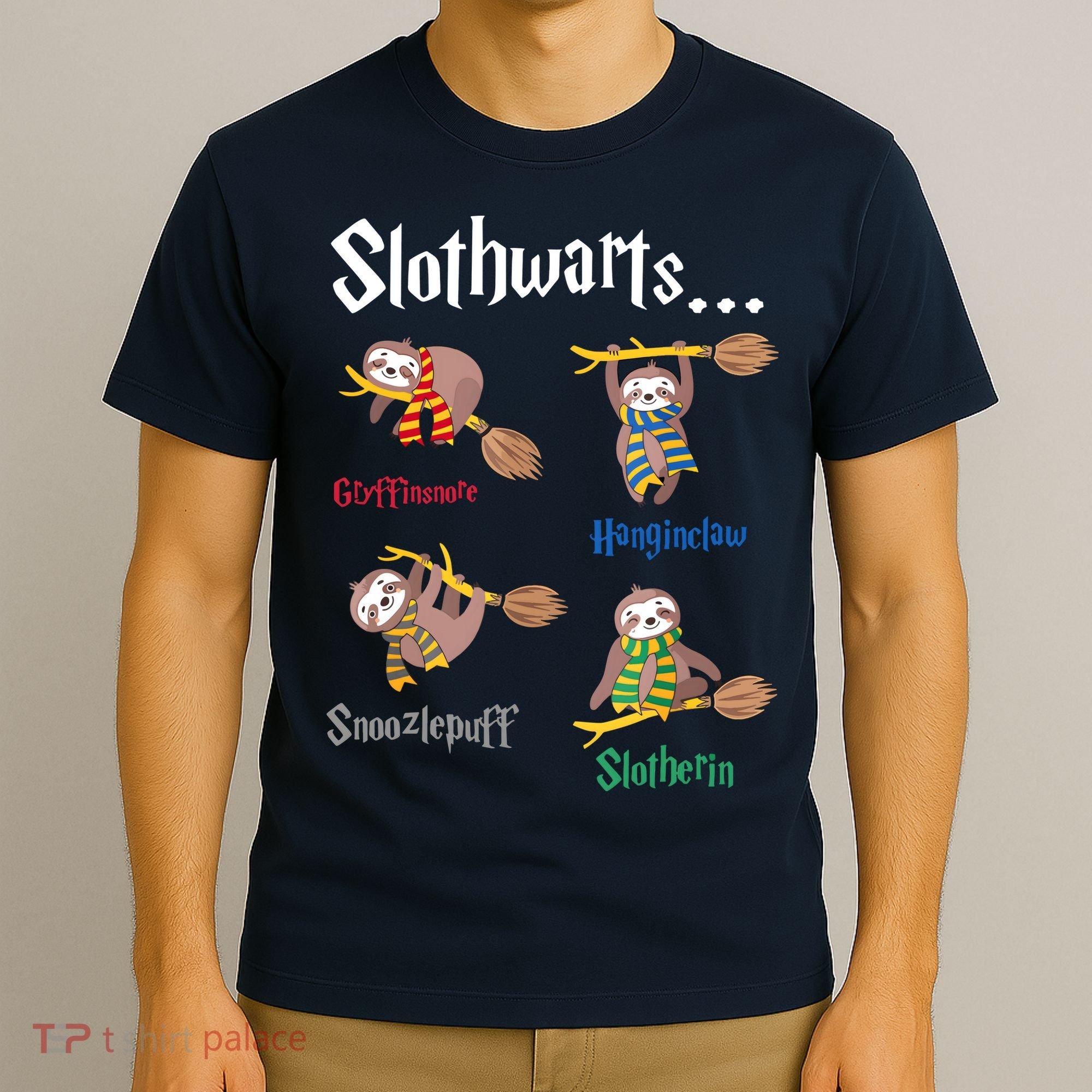 Harry Slothwarts Funny Birthday Gift Sloth T-Shirt