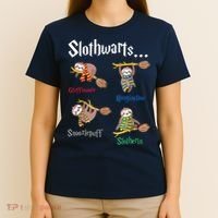 Harry Slothwarts Funny Birthday Gift Sloth T-Shirt thumb 4