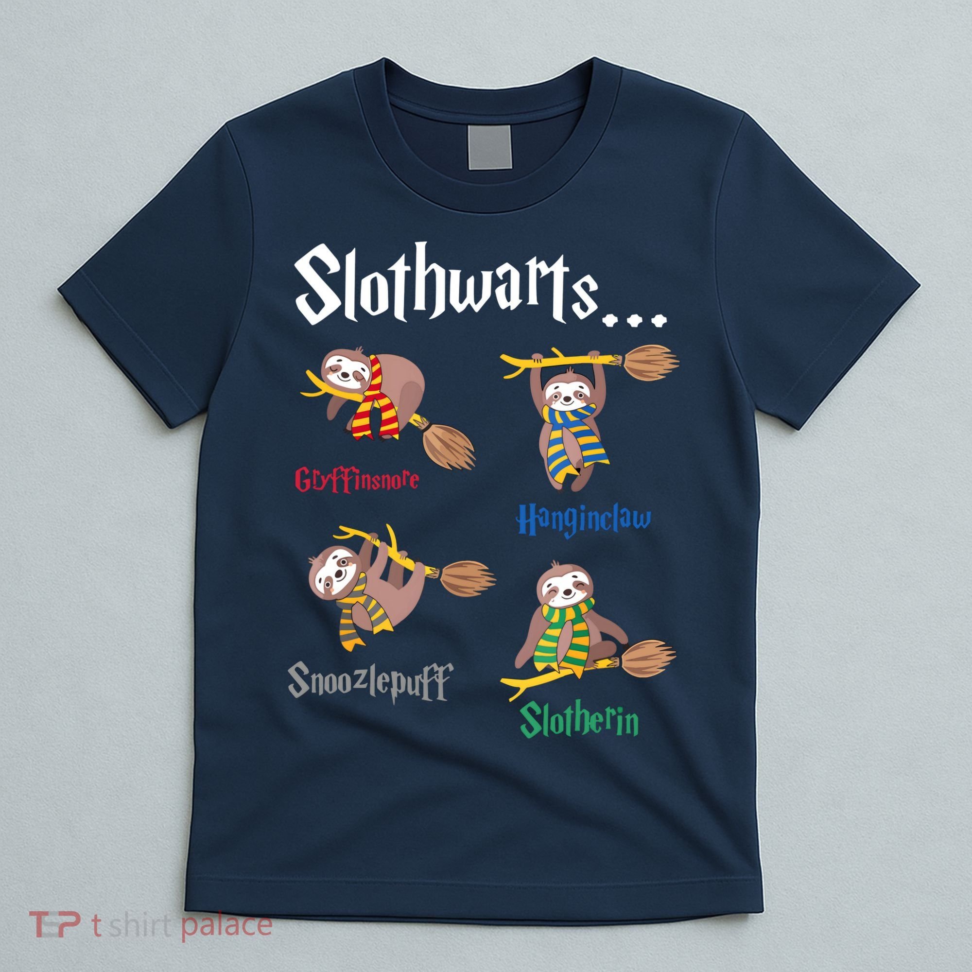 Harry Slothwarts Funny Birthday Gift Sloth T-Shirt