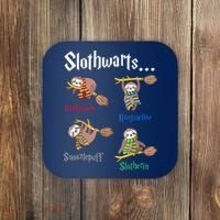 Harry Slothwarts Funny Birthday Gift Sloth Coaster thumb 0